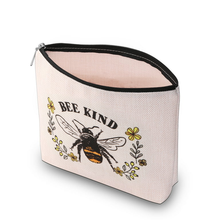 Bee Gift Honey Bee Makeup Bag Bumble Bee Gift Bee Lover Busy Little Bumble  Bee