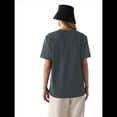 thumbnail image 3 of Camisetas de Corta Extragrandes para Mujer, Cuello Redondo, Holgadas, para Hacer Ejercicio, Informales, de Verano, de Algodón, Azul y Gris, Talla M, 3 of 8