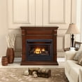 thumbnail image 4 of Duluth Forge Dual Fuel Vent less Gas Fireplace With Mantel - 26,000 BTU, Remote Control, Auburn Cherry Model# DFS-300R-2AC, 4 of 11