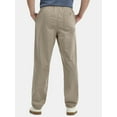 thumbnail image 3 of No Boundaries Men's & Big Men's Cotton Slub Pants, 31'' Inseam, Sizes XS-5XL, 3 of 5