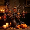 thumbnail image 5 of Vintage Halloween Party Decoration Halloween Wood Sign intage Halloween Wall Door Hanging Decoration for Window Fireplace Mantel 6pcs, 5 of 6