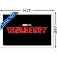 thumbnail image 3 of Marvel Ironheart - Logo Wall Poster, 14.725" x 22.375", Framed, 3 of 3