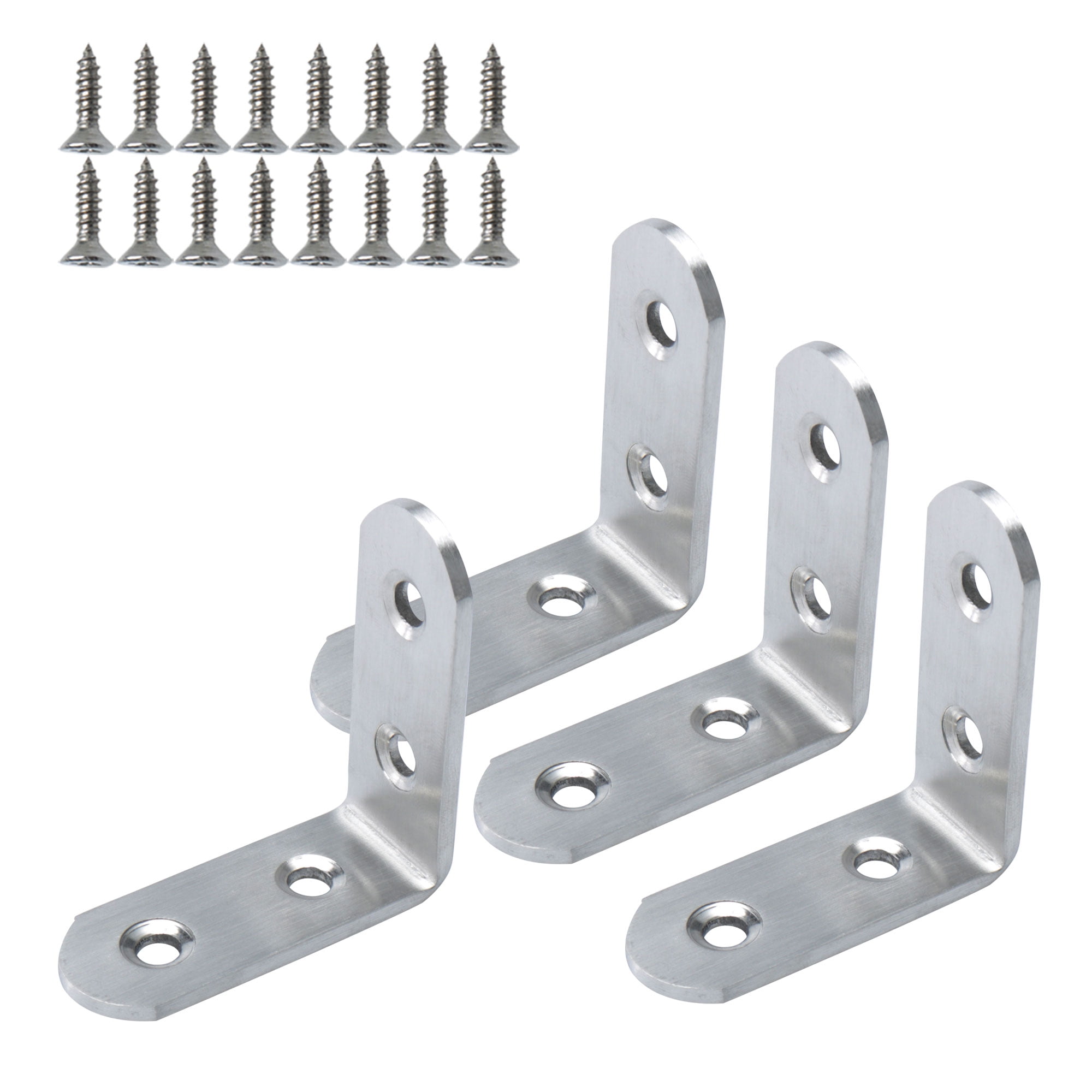 50 x 50mm Angle Bracket Stainless Steel L Shaped Angle Brackets Corner