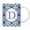 Letter D, variant on 11oz. Ceramic Coffee Tea Mug Gift, Moroccan Monogram Initial Letter D, 1-Pack, for Her, Birthday Christmas Ideas, Mom, Daughter, Family, Friend Bridesmaids, Coworker, Includes Gift Box