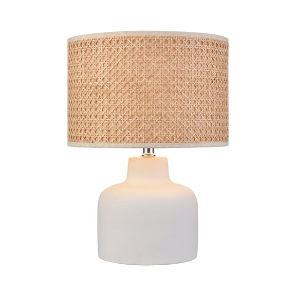 Elk Home Rockport 17-inch High 1-Light Table Lamp in Matte White