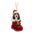 thumbnail image 4 of Festive Dog Sock Christmas Tree Pendant Decor Hanging Decoration Handmade Acrylic Ornaments for Holiday Home Party, 4 of 11