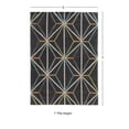 thumbnail image 4 of Linon Tripoli Prisma Hand Tufted Polyester 5'x7' Rug in Charcoal, 4 of 7