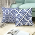 thumbnail image 2 of AUQ 2Pcs Pillow Covers,Intricate Details Throw Pillow Covers,Silky Experience Couch Pillow Covers,Colormixing4, 2 of 4