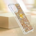 thumbnail image 6 of Case for Moto G Power 5G 2024, Moto G Power 5G 2024 Liquid Case Glitter Clear TPU Cute Love Quicksand Sparkle Phone Case with Stand Liquid Shockproof Cover for Moto G Power 5G 2024 Gold YBZ, 6 of 14