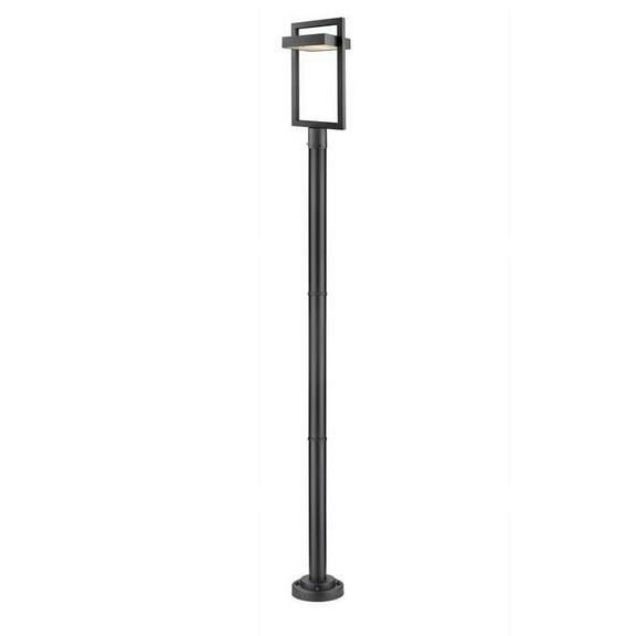 Z-Lite - Luttrel - 12W 1 LED Outdoor Post Mount Lantern in Contemporary Style -