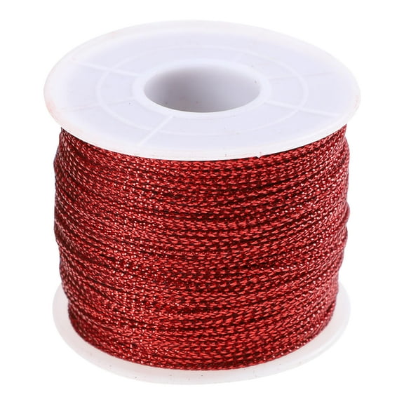 NIYANGLE Craft Twine String Wire For Indoor Use Red 1 Roll 3937x0.04in