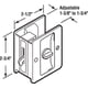thumbnail image 2 of Cerradura de privacidad con puerta corrediza PRIME-LINE N 6774 en latón envejecido, 2 of 2