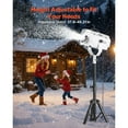 thumbnail image 3 of KFFKFF 1500W Snow Machine Snowflake Maker with Adjustable Stand for Holiday Parties & Events Q235 Steel PP 20.08"×23.62" White, 3 of 9