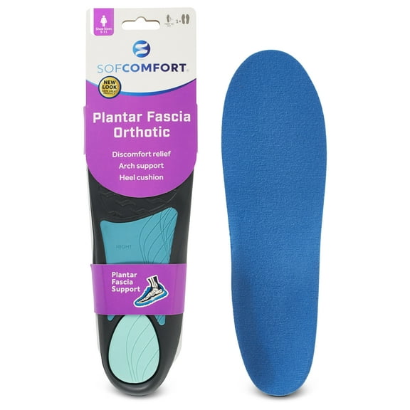 Sof Comfort Plantar Fascia Orthotic Women's Insole, Size 5-11 Trim-to-Fit