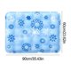 thumbnail image 3 of Almohadilla De Enfriamiento Para Mascotas Almohadilla de enfriamiento Almohadilla de hielo para perros pequeños, medianos y grandes Gato (copo de nieve 60 * 90 cm), 3 of 7
