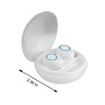 thumbnail image 5 of Wireless Earbuds, Bluetooth Ear Buds with Big Bass Stereo Sound, 48 Hours Playtime, Lightweight in-Ear Fit Earphones, IPX7, Hands-Free Calls with AI for iPhone, Android, Pad, Sports, Workout,White, 5 of 6