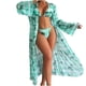 thumbnail image 2 of Trajes de baño para mujer, Trajes de baño para mujer, Traje de baño de tres piezas con tirantes de bikini estampados para mujer, Traje de baño de nailon para mujer, 2 of 9