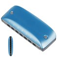 thumbnail image 1 of WRISTBIQUE Portable Blue Harmonica for Adults Versatile 7 Hole Harp Instrument for Playing, 1 of 8