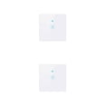 thumbnail image 1 of Inteprter WiFi oscurecimiento Panel táctil inteligente Cortina Interruptor de sincronización flexible Automatización Controlador a prueba de Blanco 2piezas, 1 of 6