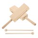 thumbnail image 5 of 2 juegos de instrumentos de ritmo de madera, instrumento de percusión de bloque de madera con mazo, 5 of 8