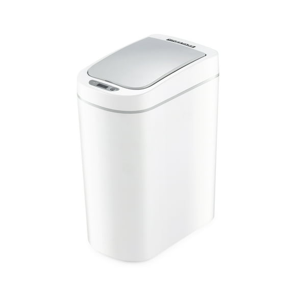NINESTARS 1.8 gal / 7L Water-Resistant Motion Sensor Slim Garbage Can