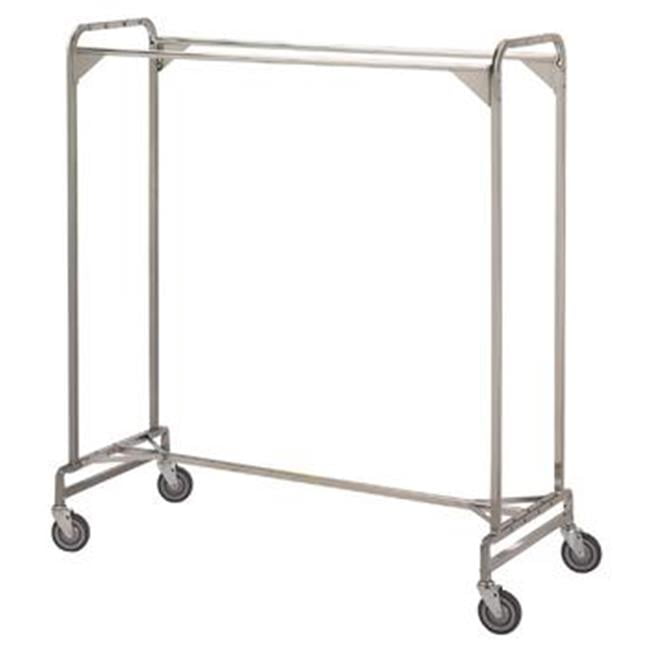 HoneyCanDo HeavyDuty Rolling Garment Rack With Wheels, 54 OFF
