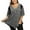 Gray, variant on asdoklhq Womens Plus Size Tops Clearance,Womens Plus Size Flare Lace Asymmetrical Tunic T-shirt Tops