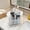 White-WH-clearacne, variant on Standing Toiletry Bag Lightweight EVA Travel Case Portable Foldable Clear Hanging Cosmetic Organizer for Bathroom Home Decor Home Essentials