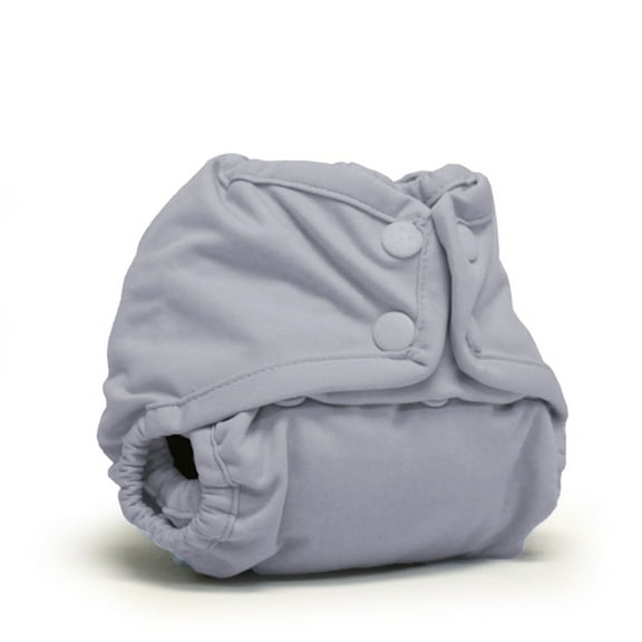 Kanga Care Rumparooz Double Leg Gusset Reusable Cloth Diaper Cover Newborn Snap | Platinum 4-15 lbs