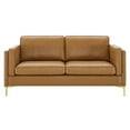 thumbnail image 6 of Modway Kaiya Vegan Leather Sofa in Tan, 6 of 10