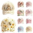 thumbnail image 2 of CAIXIA Cow Print Hat Highland Cow Baseball Cap Adjustable Embroidered Hat Gifts for Men Women Mom Dad Trucker,55-60CM, 2 of 7