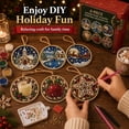 thumbnail image 4 of New 6 PCS Christmas Decor Diamond Painting Christmas Ornaments, Diamond Art Kits for Adults, Pearl Wooden Hanging Pendant DIY Craft Kit,Home Party Gift for Adults (Xmas Cats) (Xmas Cats), 4 of 7