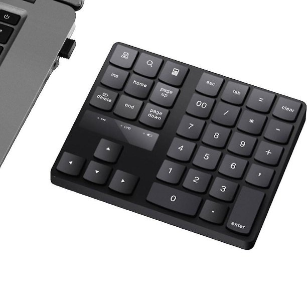 Teclado numérico inalámbrico YONGSHENG USB portátil de 35 teclas recargable