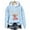 Light Blue, variant on Futezty Long Christmas Hoodies for Women Cute Funny 3D Print Sweatshirts Xmas Hoodie Sleeve Sweaters Holiday Pullover