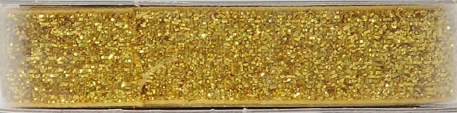 Simplicity Trim, Gold 5/8 inch Metallic Velvet Trim Great for Apparel, Home Decorating, and Crafts, 3 Yards, 1 Each