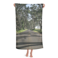 thumbnail image 1 of Green Forestry Science Nature Scenery Hand Towel Bath Facecloth Soft Cotton Washcloth, 1 of 4