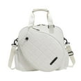 thumbnail image 3 of GARENDE Adult Tennis Bag for Men Women Sport Bag Large for Pickleball Tennis Handbag White, 3 of 9