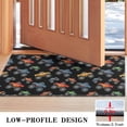 thumbnail image 3 of Flame Decorated Monster Trucks Pattern Door Rugs,Washable Non Slip Door Mats Indoor,Decorative Door Mats,Entry Mat Indoor for Entrance,Bedroom,Kitchen,Bathroom,17"x30", 3 of 6