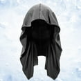 thumbnail image 4 of Opolski Cooling Hoodie Towel Sweat Absorption Extra Soft Sun Quick Drying Sweat Towel Neck Wrap Sports Supplies Grey, 4 of 8