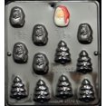 thumbnail image 1 of 2128 Santa & Tree Assortment Chocolate Candy Mold, 1 of 1