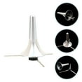 thumbnail image 1 of HIAKDOFT Porte-Trompette Métal Argent Design Pliable pour Pratique Musicale 1 Ensemble, 1 of 8