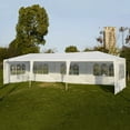 thumbnail image 5 of Costway 10'x30' Party Wedding Tent Event Canopies Heavy Duty Pavilion 5 Sidewall 44lbs, 5 of 10