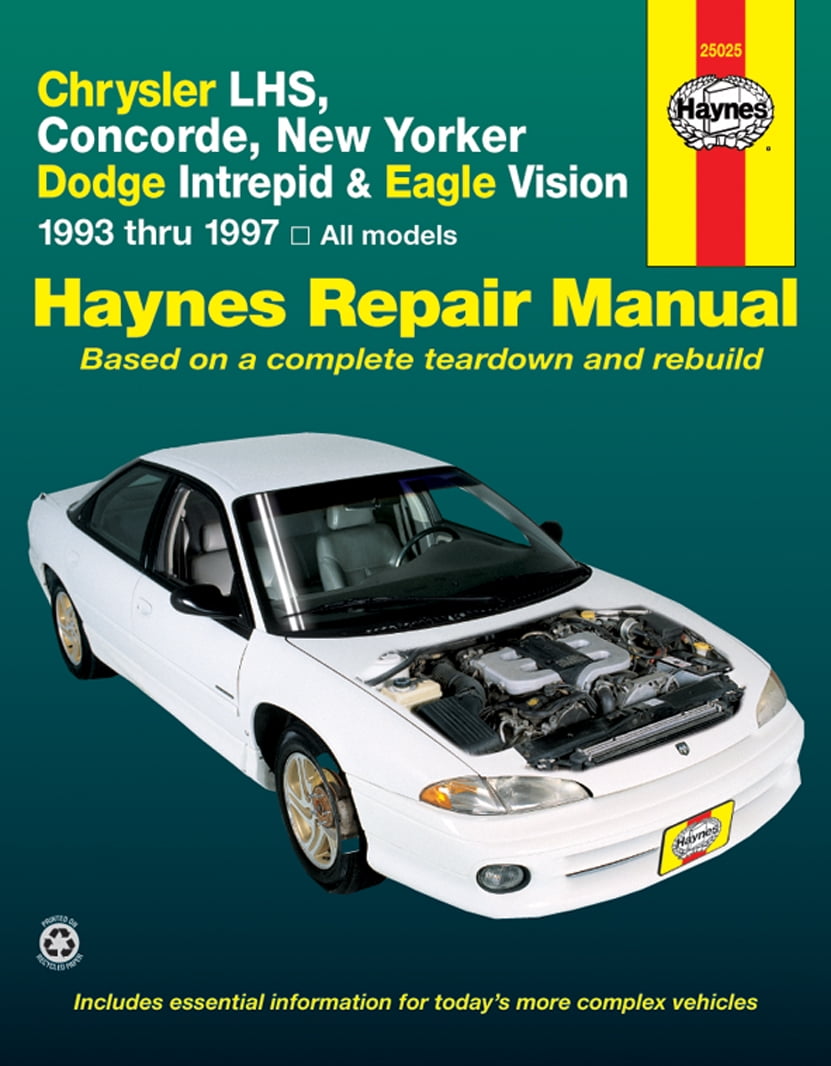 Chrysler LHS, Concorde, New Yorker, & Dodge Intrepid & Eagle Vision (93-97)  Haynes Repair Manual - Walmart.com  Walmart