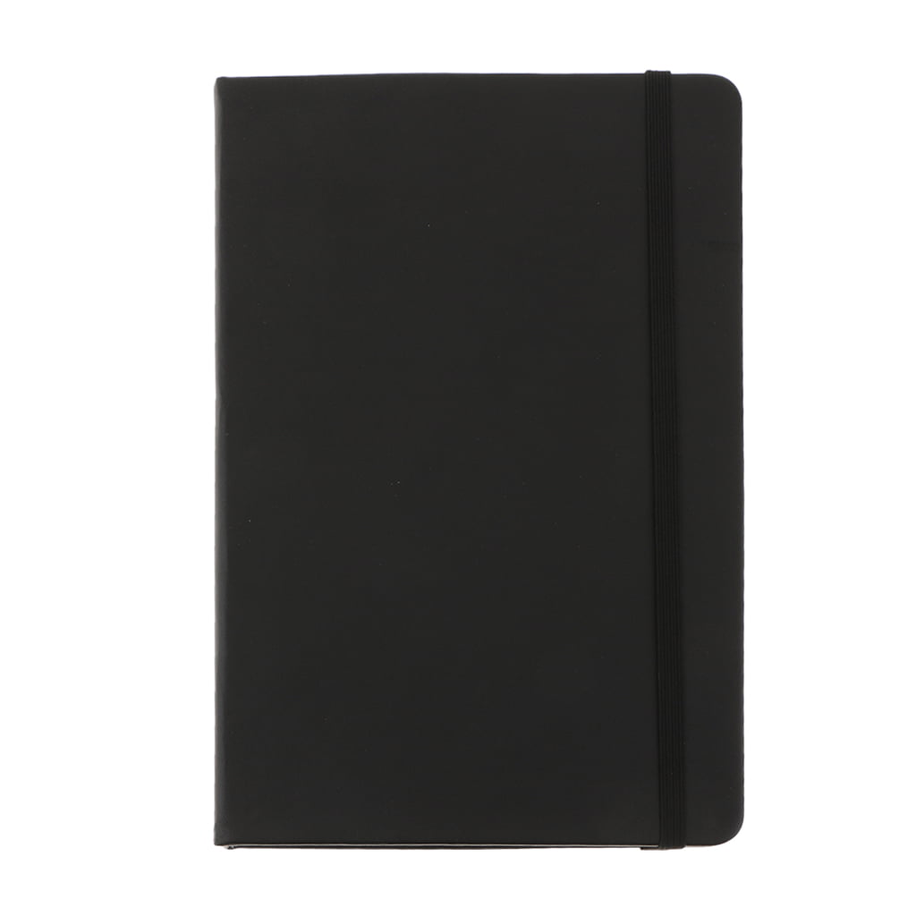 Green Hard Cover Faux Leather Notebook Writing Pads with Rubber Band 21x14cm/8.26 