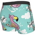 thumbnail image 3 of Retro 80S 90S Mens Breathable Boxer Briefs, Ultra Soft Sweat-Absorbent Boxer Shorts Underwear, Leisurely Sloths, 3 of 7
