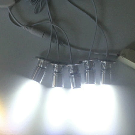 

GETHOME LED Spotlight Mini Size 1W Bulbs Jewelry Display Cabinet Lamp Compact Indoor