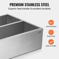 thumbnail image 3 of VEVOR Maple Syrup Evaporator Pan, 47 Gallon, 683 Cups of 8.8oz Maple Syrup, Flat Evaporator Pan with Thermometer, 1 Valve and 3 Heating Methods, Stainless Steel Maple Syrup Pan for Home, Outdoor, 3 of 9