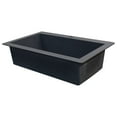 thumbnail image 5 of Transolid K-Rtss3322 Radius 33" Drop In Single Basin Granite Kitchen Sink - Black, 5 of 7