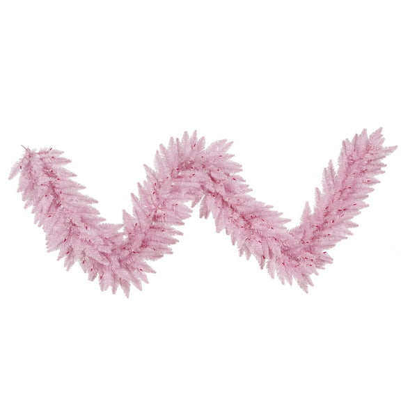 Vickerman 9' Pink Fir Artificial Christmas Garland, Unlit