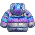thumbnail image 2 of Chaqueta acolchada con capucha de oso para bebés y niñas, abrigo ligero y cálido, abrigo de invierno unisex para niños, 2 of 3